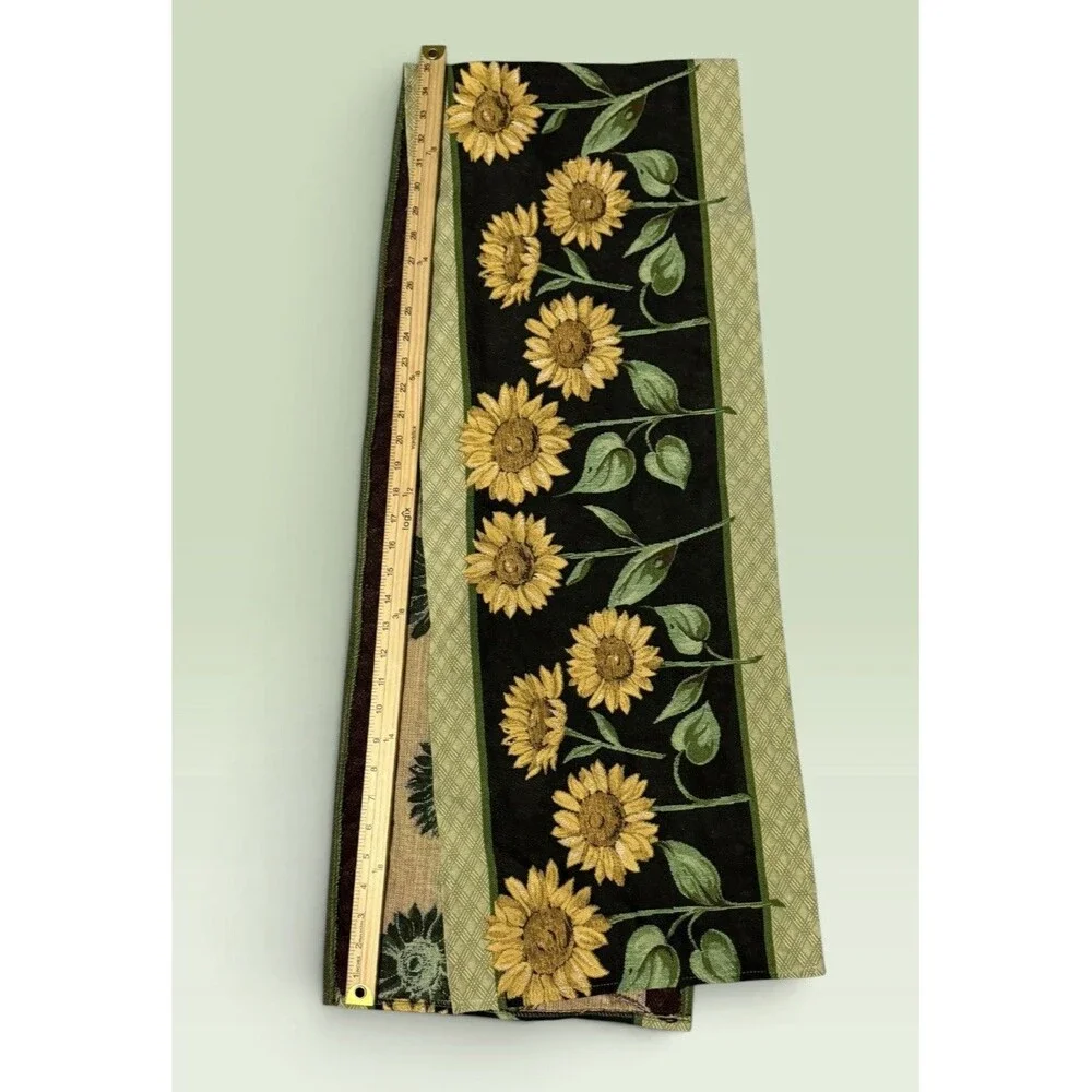 Unbranded Sunflower Tapestry Table Runner 70x13 Farmhouse Decor